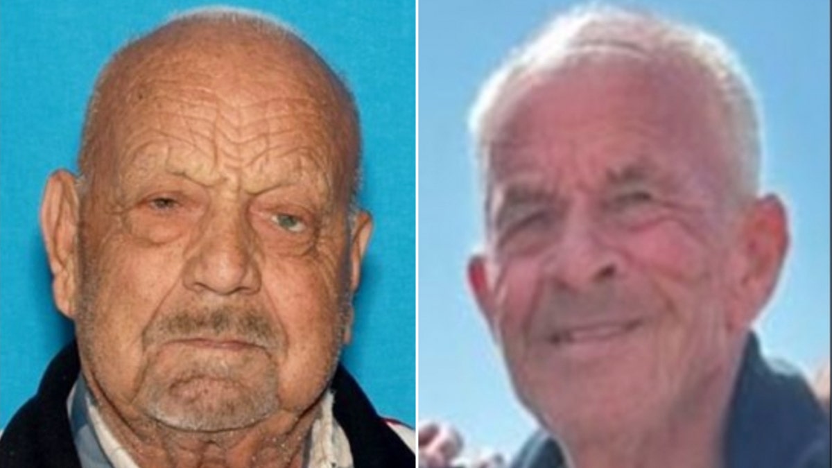 Fotografías de Minas Khacherian, de 86 años, hermano de Grigor Khacherian, de 78 años, que desapareció mientras pescaba cerca de Los Ángeles. 